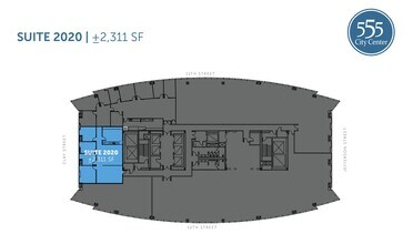 555 12th St, Oakland, CA for lease Floor Plan- Image 1 of 1