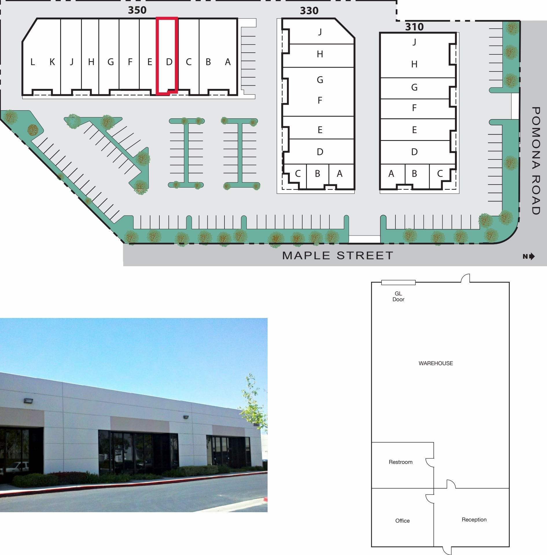 350 S Maple St, Corona, CA for lease Site Plan- Image 1 of 1