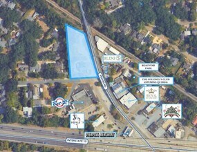 2493 Baywood Ave, Baton Rouge, LA - Aérien  Vue de la carte