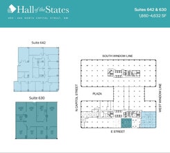 400-444 N Capitol St NW, Washington, DC à louer Plan d’étage- Image 1 de 1