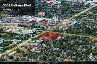 Plus de détails pour 5001 Bellaire Blvd, Bellaire, TX - Terrain à vendre