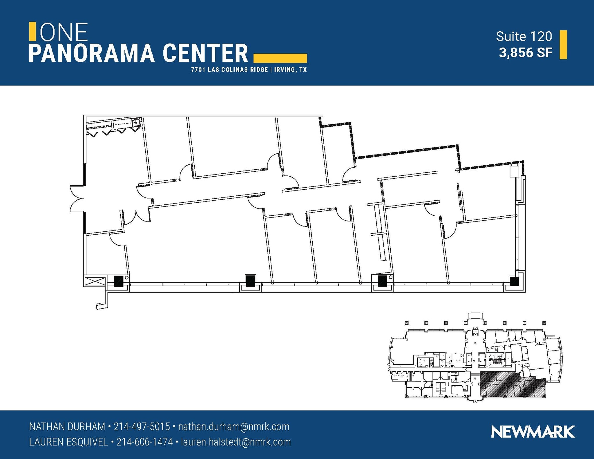 7701 Las Colinas Rdg, Irving, TX for lease Floor Plan- Image 1 of 1