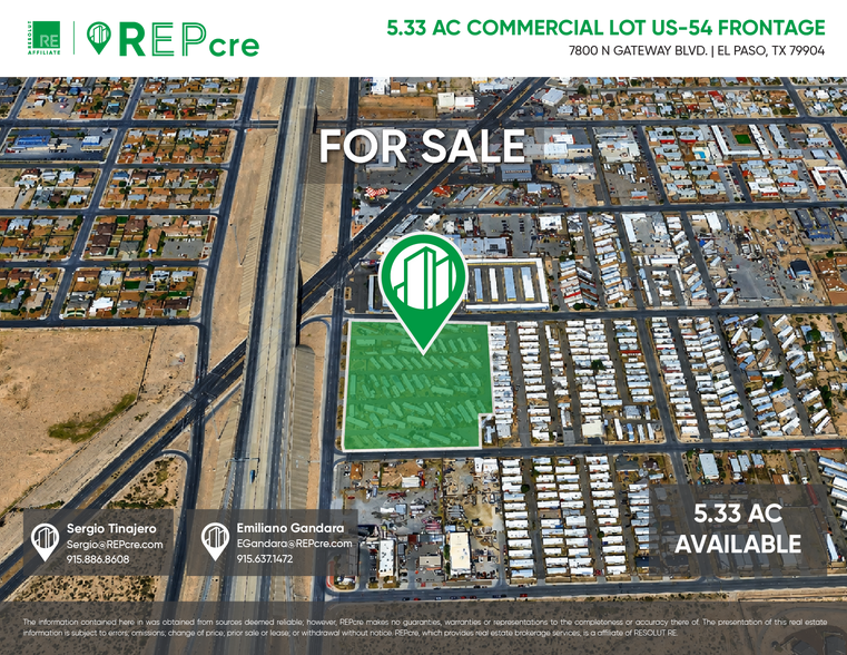 7800 N Gateway Blvd, El Paso, TX à vendre - Photo du bâtiment - Image 2 de 20