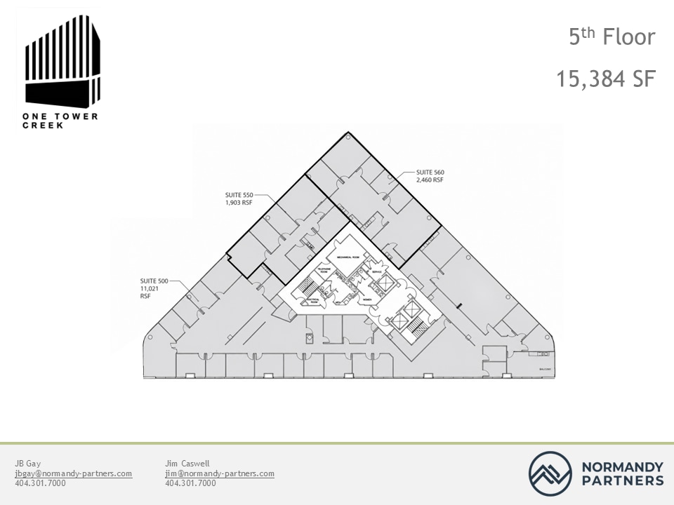 3101 Towercreek Pkwy SE, Atlanta, GA à louer Plan d’étage- Image 1 de 1