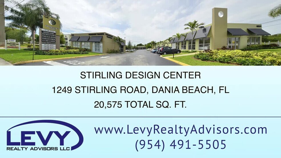1249 Stirling Rd, Dania Beach, FL à louer - Vidéo sur l’inscription commerciale - Image 3 de 11