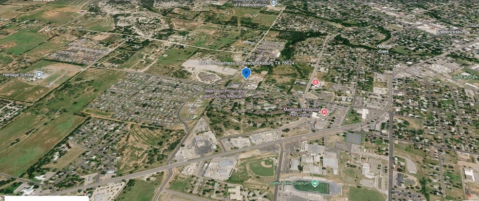 802-810, Fredericksburg, TX for sale - Aerial - Image 2 of 4