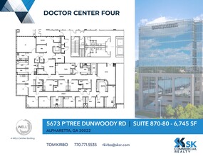 5673 Peachtree Dunwoody Rd NE, Atlanta, GA for lease Site Plan- Image 2 of 3