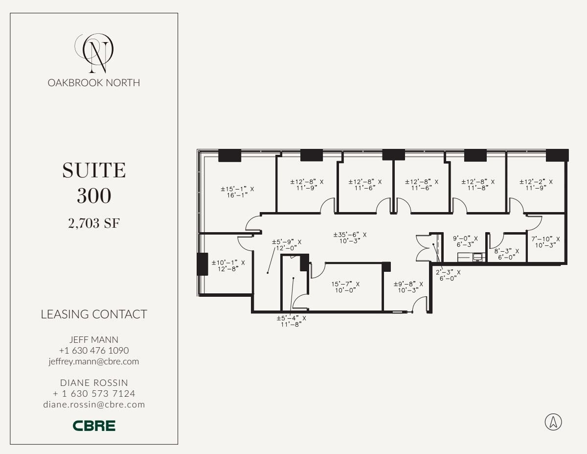 1200 Harger Rd, Oak Brook, IL à louer Plan d’étage- Image 1 de 1