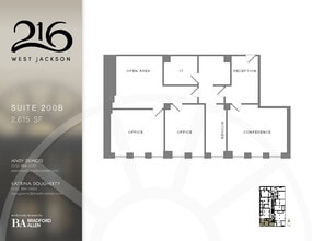 216 W Jackson Blvd, Chicago, IL for lease Floor Plan- Image 1 of 2