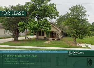 1101 N Thompson St, Conroe, TX for lease Building Photo- Image 1 of 4