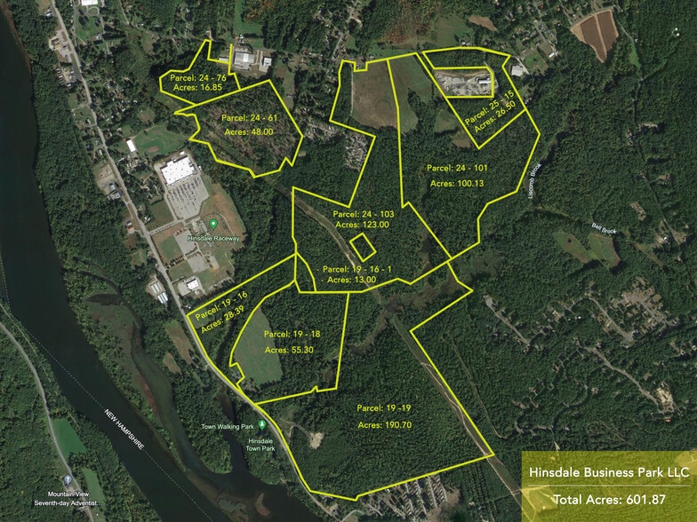 Brattleboro Rd Route 119, Hinsdale, NH for sale - Aerial - Image 3 of 18