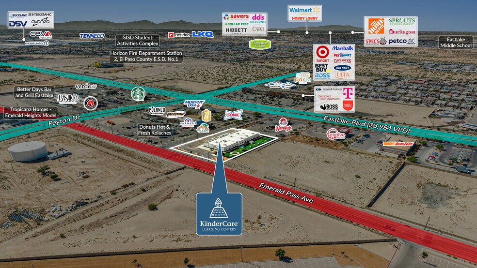 13007 Emerald Pass Ave, El Paso, TX à vendre - Photo du bâtiment - Image 3 de 5