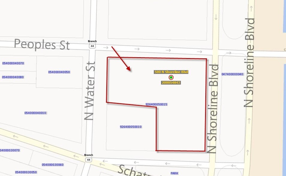 500 N Shoreline Blvd, Corpus Christi, TX à louer - Plan cadastral - Image 2 de 11