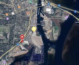 1051 Ledyard St, Mobile, AL - Aérien Vue de la carte