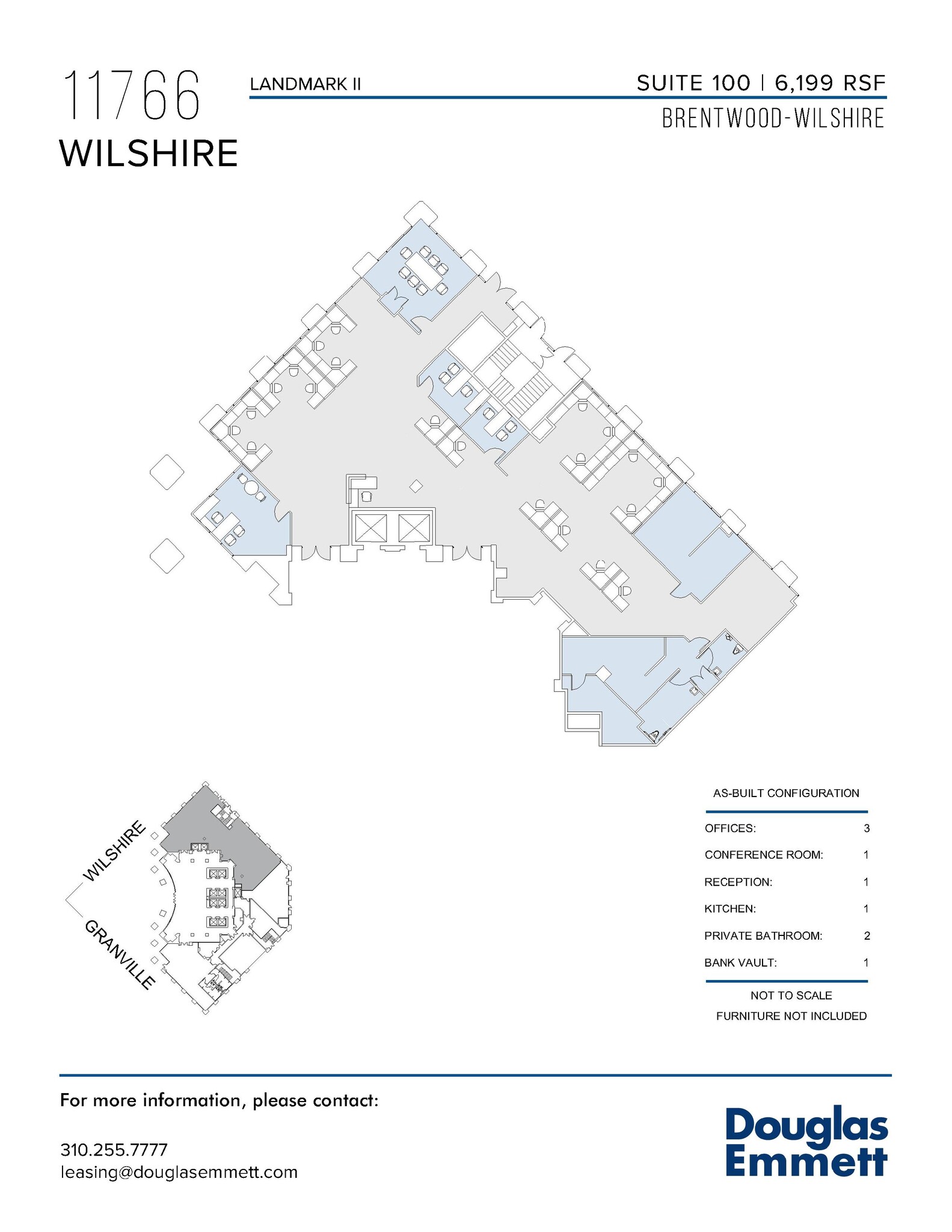 11766 Wilshire Blvd, Los Angeles, CA à louer Plan d’étage- Image 1 de 1