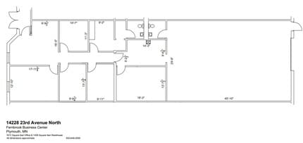 14200-14280 N 23rd Ave, Plymouth, MN for lease Floor Plan- Image 1 of 1