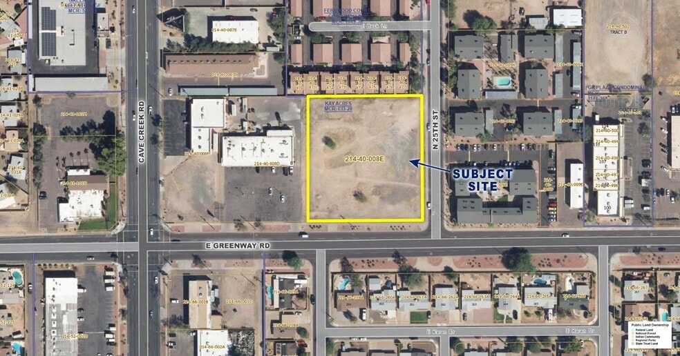 NWC 25th St & Greenway Rd, Phoenix, AZ for sale - Aerial - Image 2 of 7