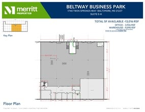 1730 Twin Springs Rd, Baltimore, MD à louer Plan d’étage- Image 1 de 1