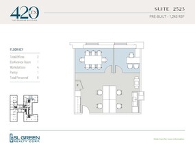 420 Lexington Ave, New York, NY à louer Plan d’étage- Image 1 de 1