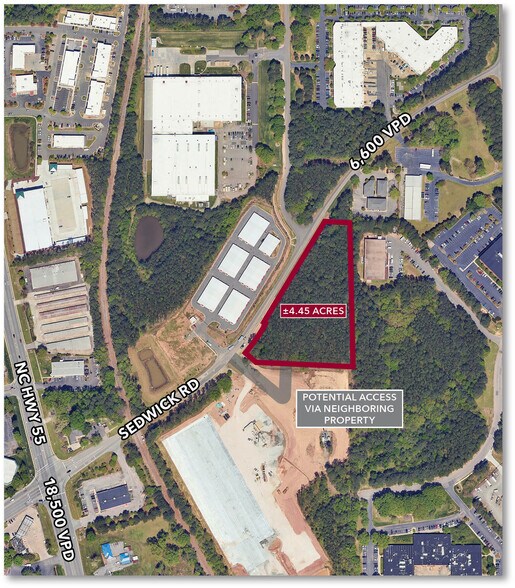 2216 Sedwick Rd, Durham, NC à vendre - Photo du bâtiment - Image 2 de 3