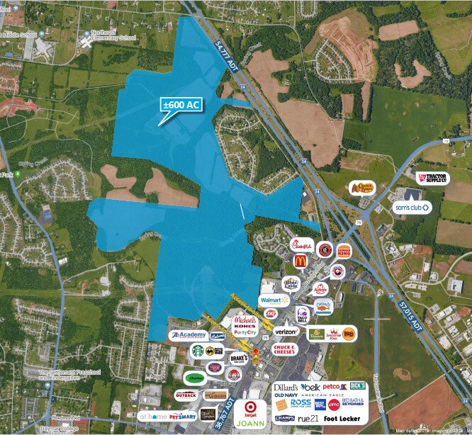 Wilma Rudolph Blvd, Clarksville, TN à vendre Aérien- Image 1 de 4