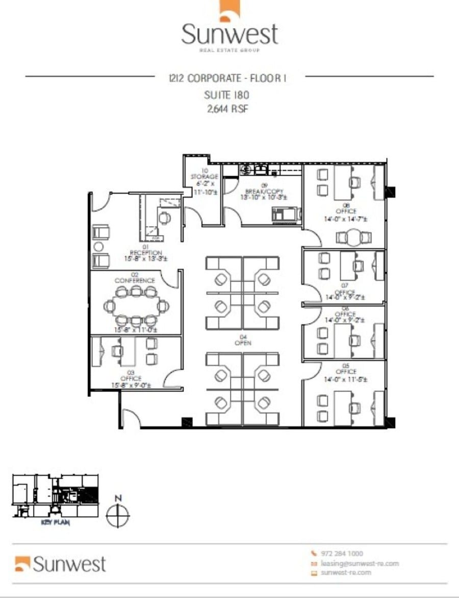 1212 Corporate Dr, Irving, TX for lease Floor Plan- Image 1 of 1