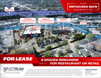 More details for 4114-4128 Sepulveda Blvd, Culver City, CA - Retail for Lease