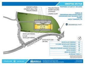 Route 424, Hazleton, PA à louer Plan de site- Image 2 de 2