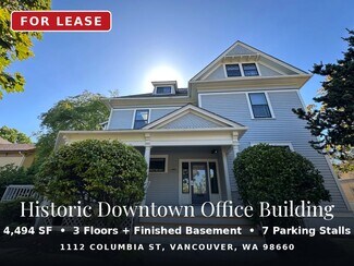 Plus de détails pour 1112 Columbia St, Vancouver, WA - Bureau à louer