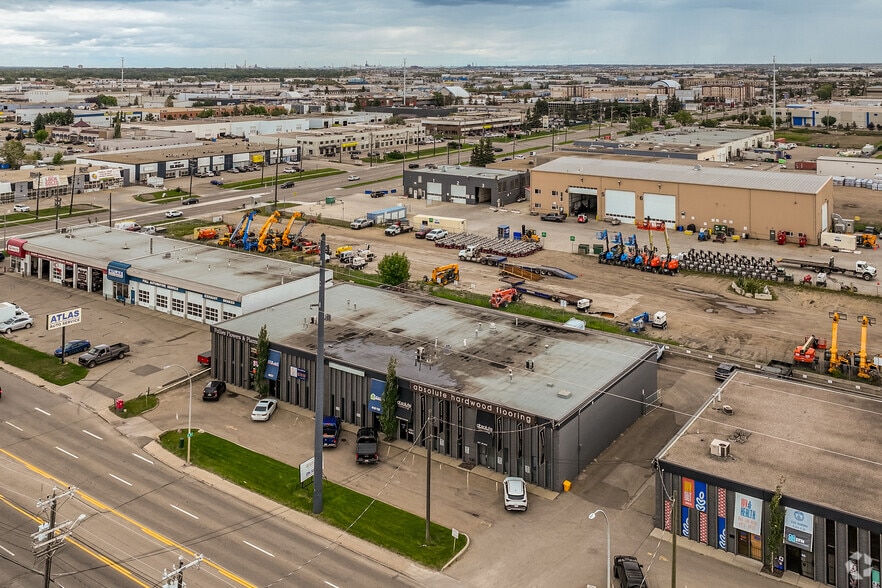 4917-4923 99th St NW, Edmonton, AB for lease - Aerial - Image 3 of 3