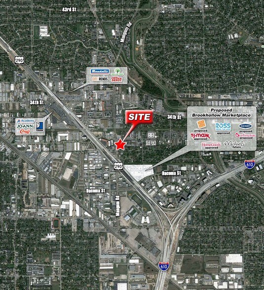 2800 Mangum Rd, Houston, TX à louer - Aérien - Image 3 de 4