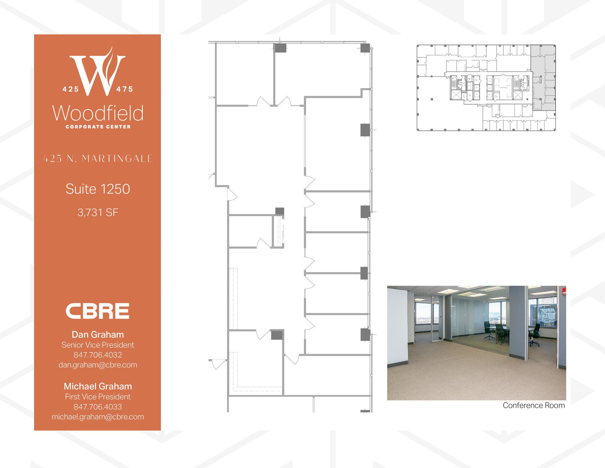 425 N Martingale Rd, Schaumburg, IL for lease Floor Plan- Image 1 of 2