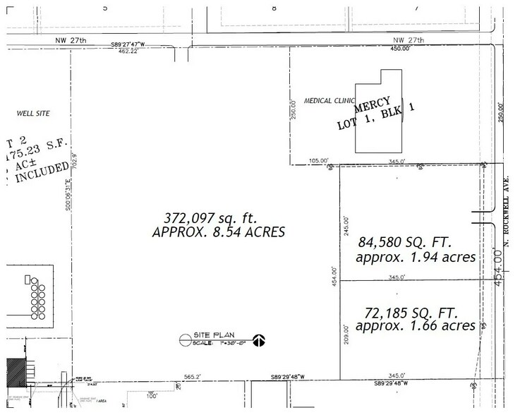 2601 N Rockwell Ave, Bethany, OK à vendre - Plan de site - Image 2 de 3