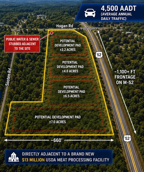747 Hogan Rd, Manchester, MI for sale - Site Plan - Image 2 of 3