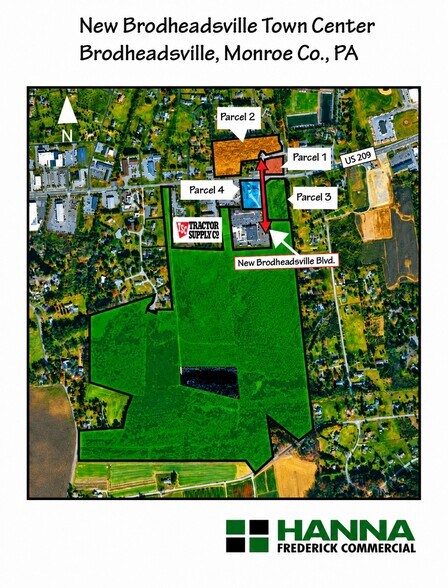 106 S New Brodheadsville Blvd, Brodheadsville, PA à vendre - Plan de site - Image 3 de 11