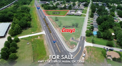 HWY 77 & S. 8th St, Noble, OK - Aerial map view - Image1