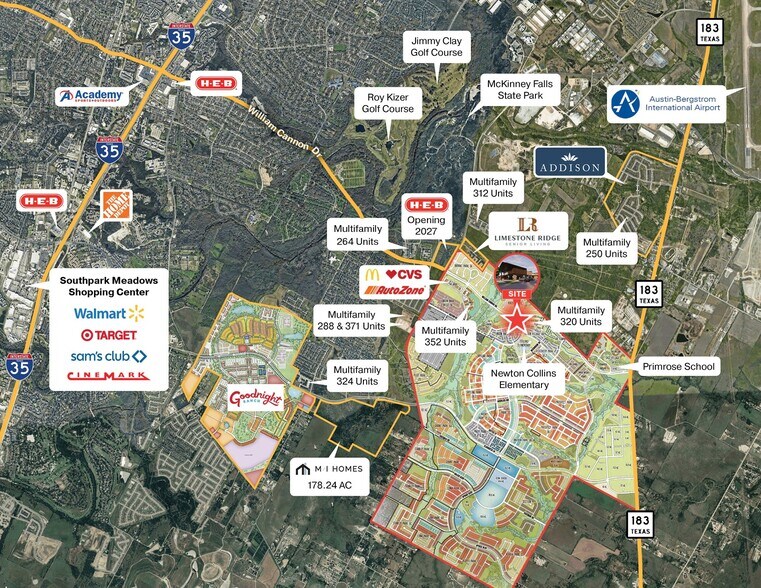 E William Cannon & Colton Bluff Rd, Austin, TX for sale - Building Photo - Image 3 of 6