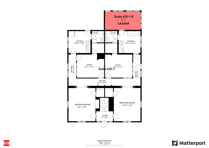 615 N Nevada Ave, Colorado Springs, CO for lease - Floor Plan - Image 2 of 2