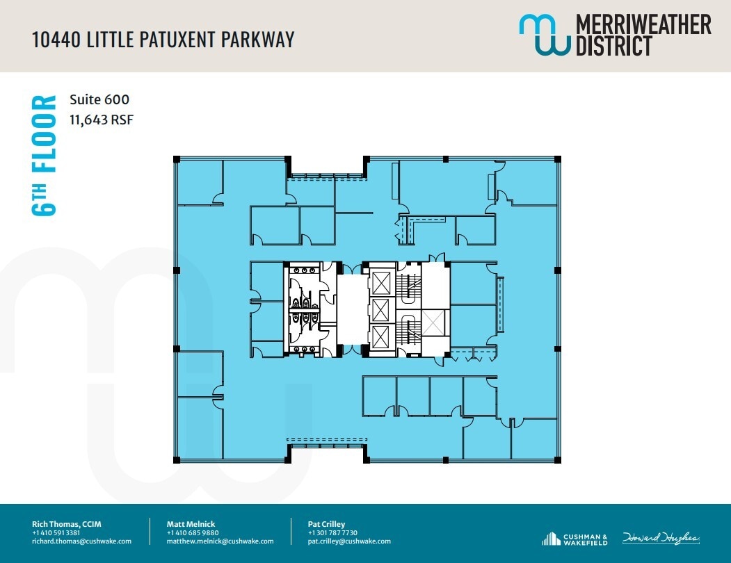 10480 Little Patuxent Pky, Columbia, MD for lease Floor Plan- Image 1 of 1