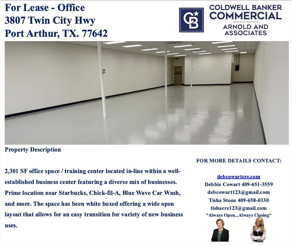 3719-3931 N Twin City Hwy, Port Arthur, TX for lease Interior Photo- Image 1 of 4