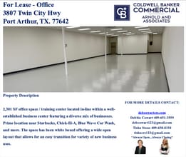 3719-3931 N Twin City Hwy, Port Arthur, TX for lease Interior Photo- Image 1 of 4
