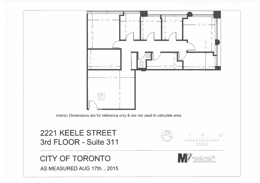 2221 Keele St, Toronto, ON for lease Floor Plan- Image 1 of 1
