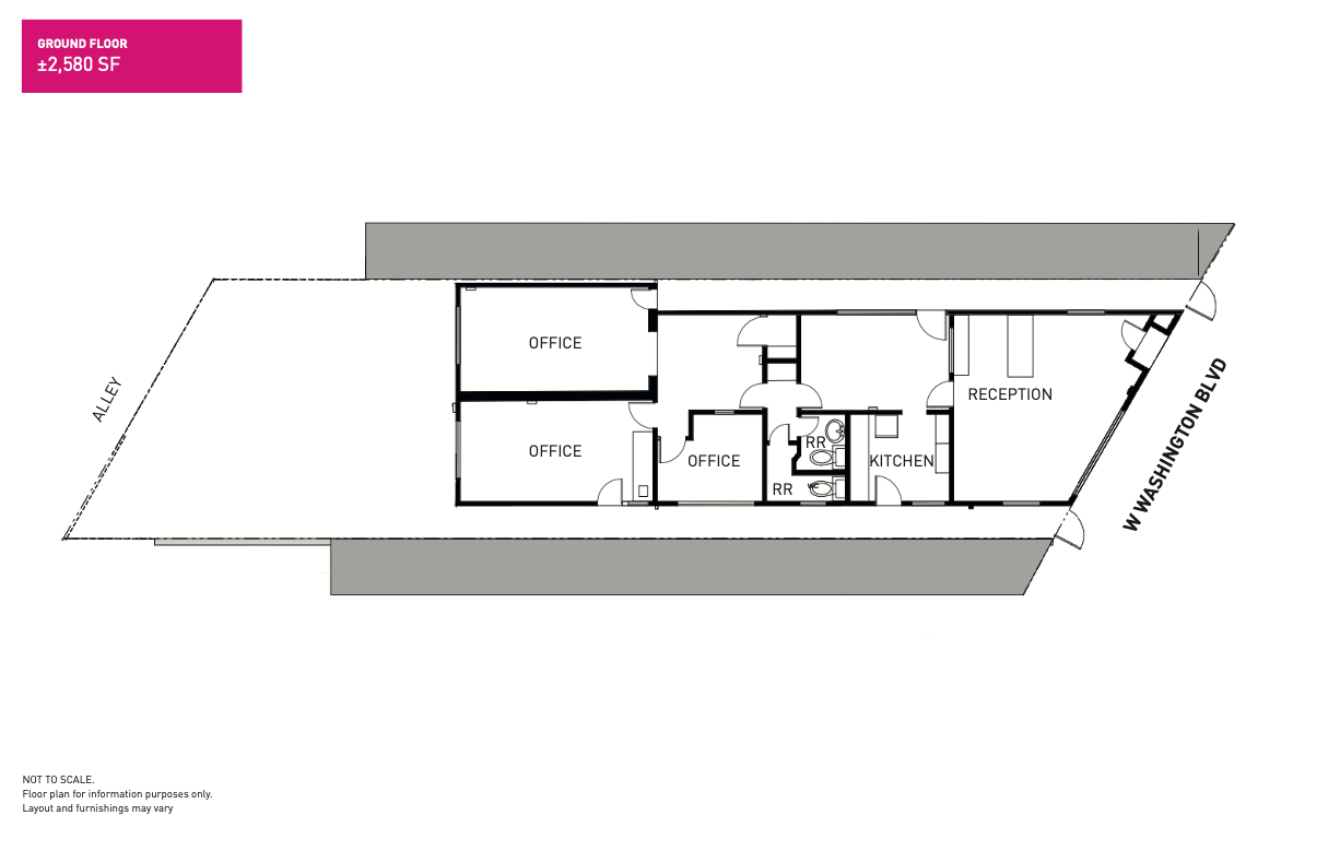 12467 W Washington Blvd, Los Angeles, CA for lease Floor Plan- Image 1 of 1