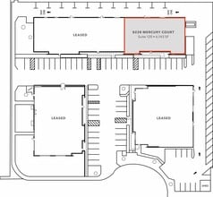 8228 Mercury Ct, San Diego, CA à louer Plan de site- Image 2 de 2
