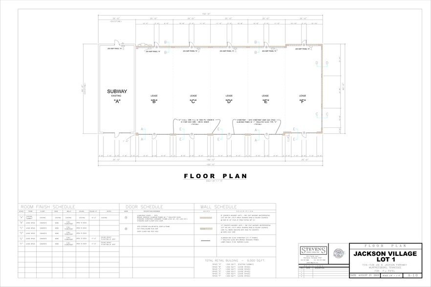 1516-1536 Joe B Jackson Pky, Murfreesboro, TN à louer - Plan de site - Image 2 de 3