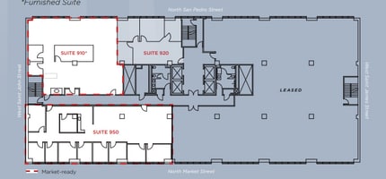 111 W Saint John St, San Jose, CA for lease Floor Plan- Image 1 of 1