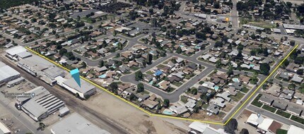 555 1st St, Exeter, CA - AERIAL  map view - Image1