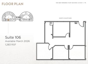 11440 W Bernardo Ct, San Diego, CA à louer Plan d’étage- Image 1 de 1