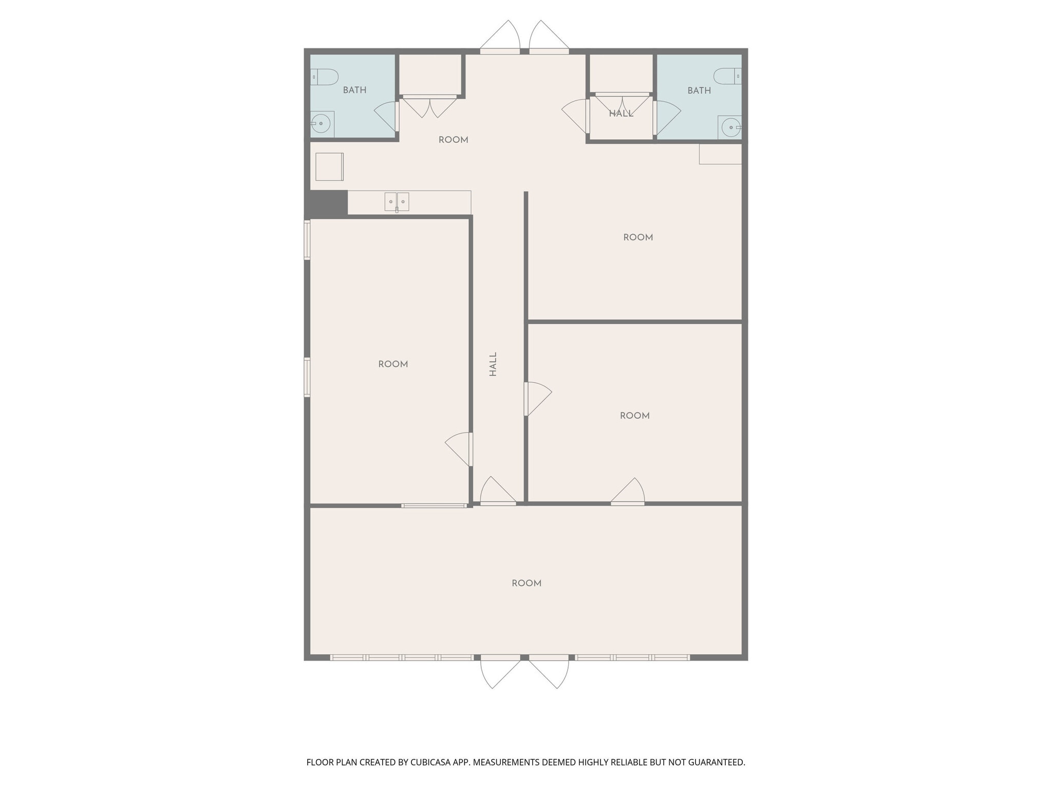 17311 NE 23rd St, Choctaw, OK à louer Plan d’étage- Image 1 de 2