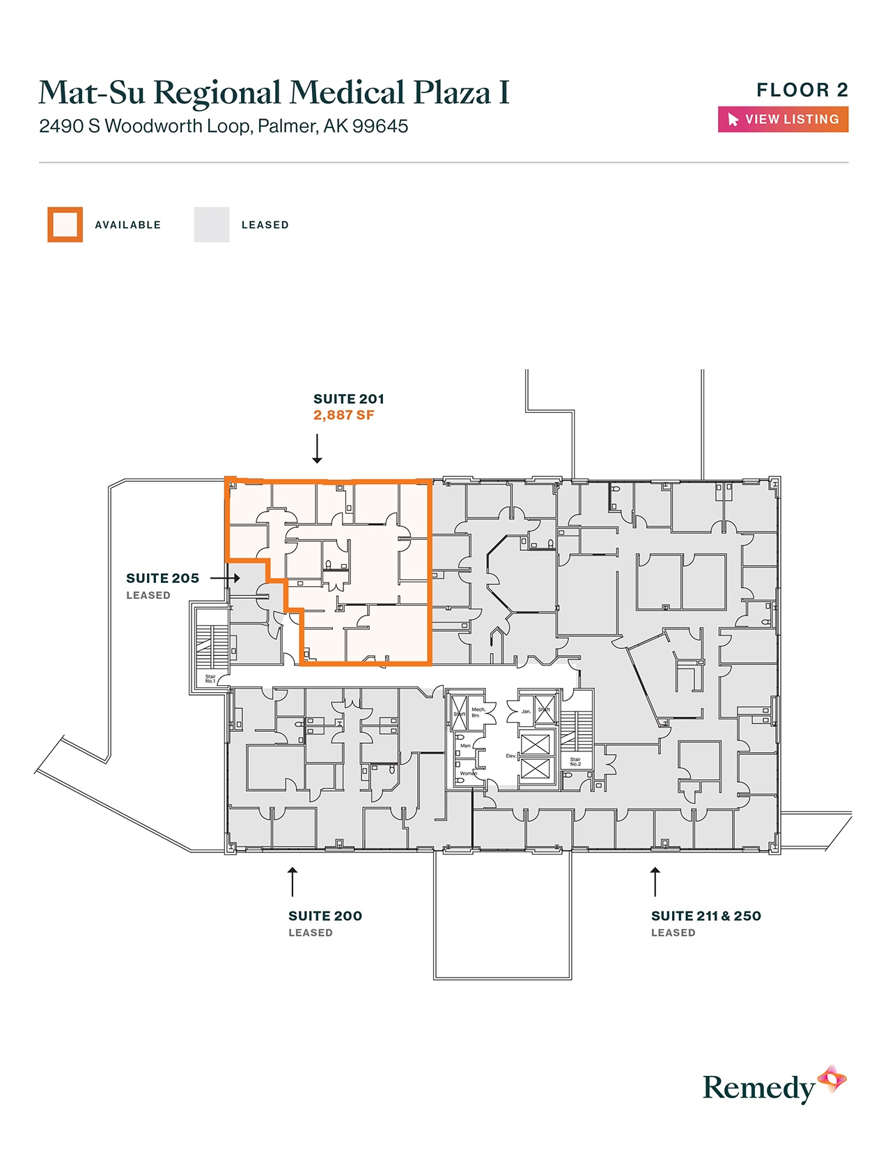 2490 S Woodworth Loop, Palmer, AK à louer Plan d’étage- Image 1 de 1